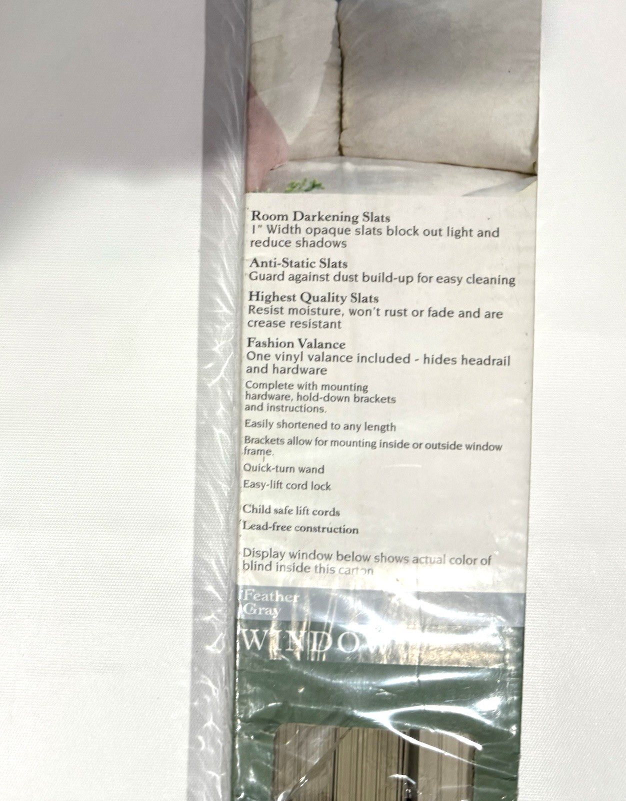 Vinyl Mini Blinds Beige 36×64 Maximum Room Darkening Window Privacy Shades