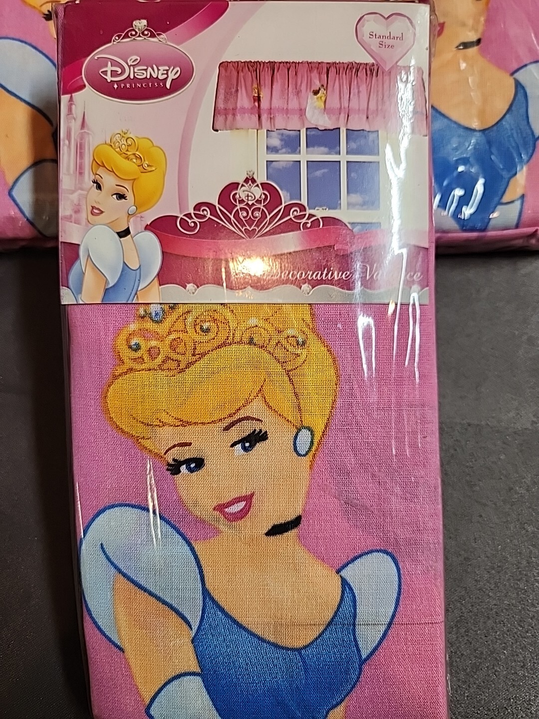 Disney Princess Decorative Curtain Valance Pink Magical Star Dust 3 Packages New
