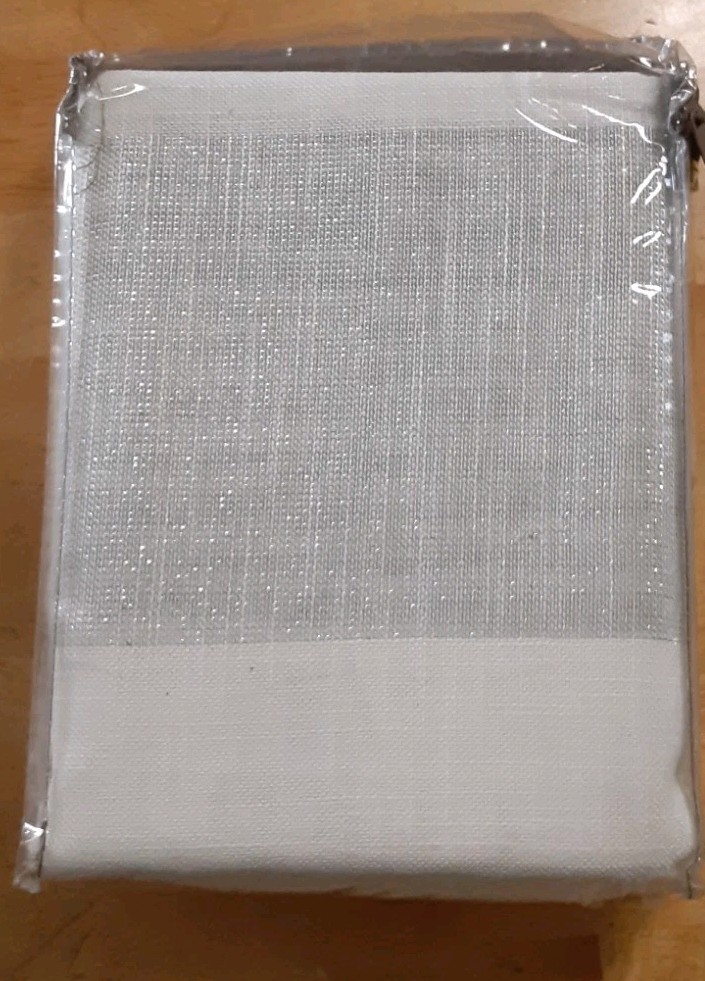 Allen Roth Grommet Top Panel 52x63in 0856784 Foxton Silver Shimmer