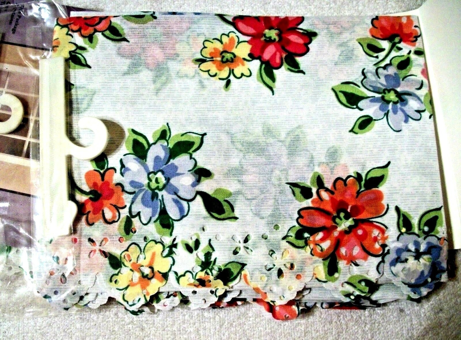 2 Tailored Window Valance “Bella” HOME Essentials Floral Curtain Valance 60 x 13