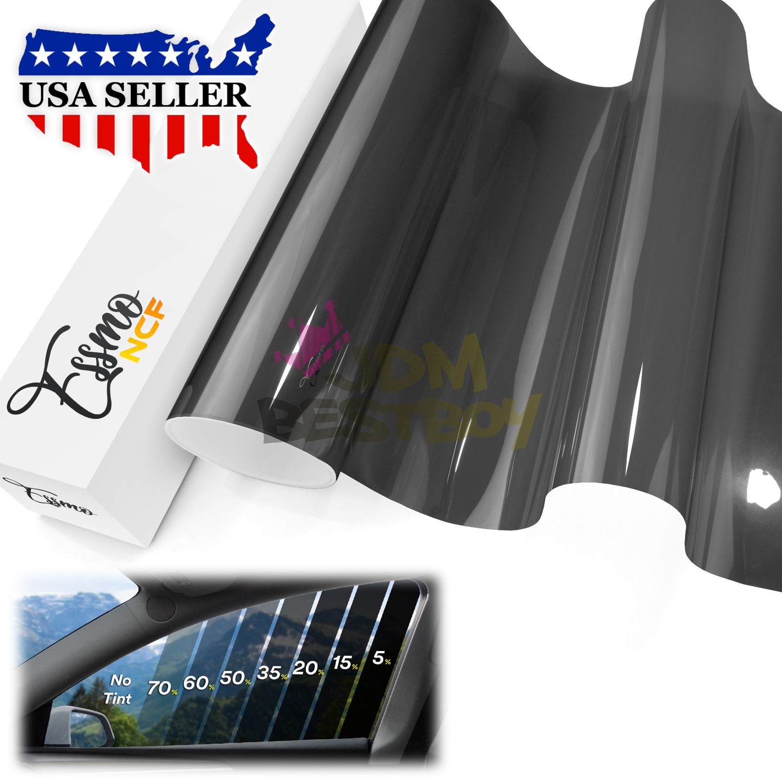 ESSMO Nano Ceramic Window Tint Film 20% VLT Car Home UV Heat Protection NCF20