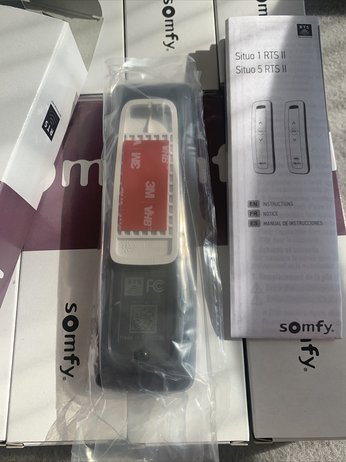 Somfy Situo 1 RTS FCC PURE II Remote for Somfy Shades Shades 1870571B Each
