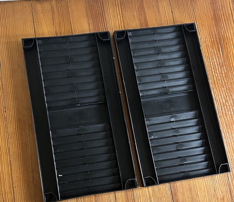 Ekena Millwork Open Louvred Vinyl Cathedral Shutter Pair 21.5” High X 12” Wide