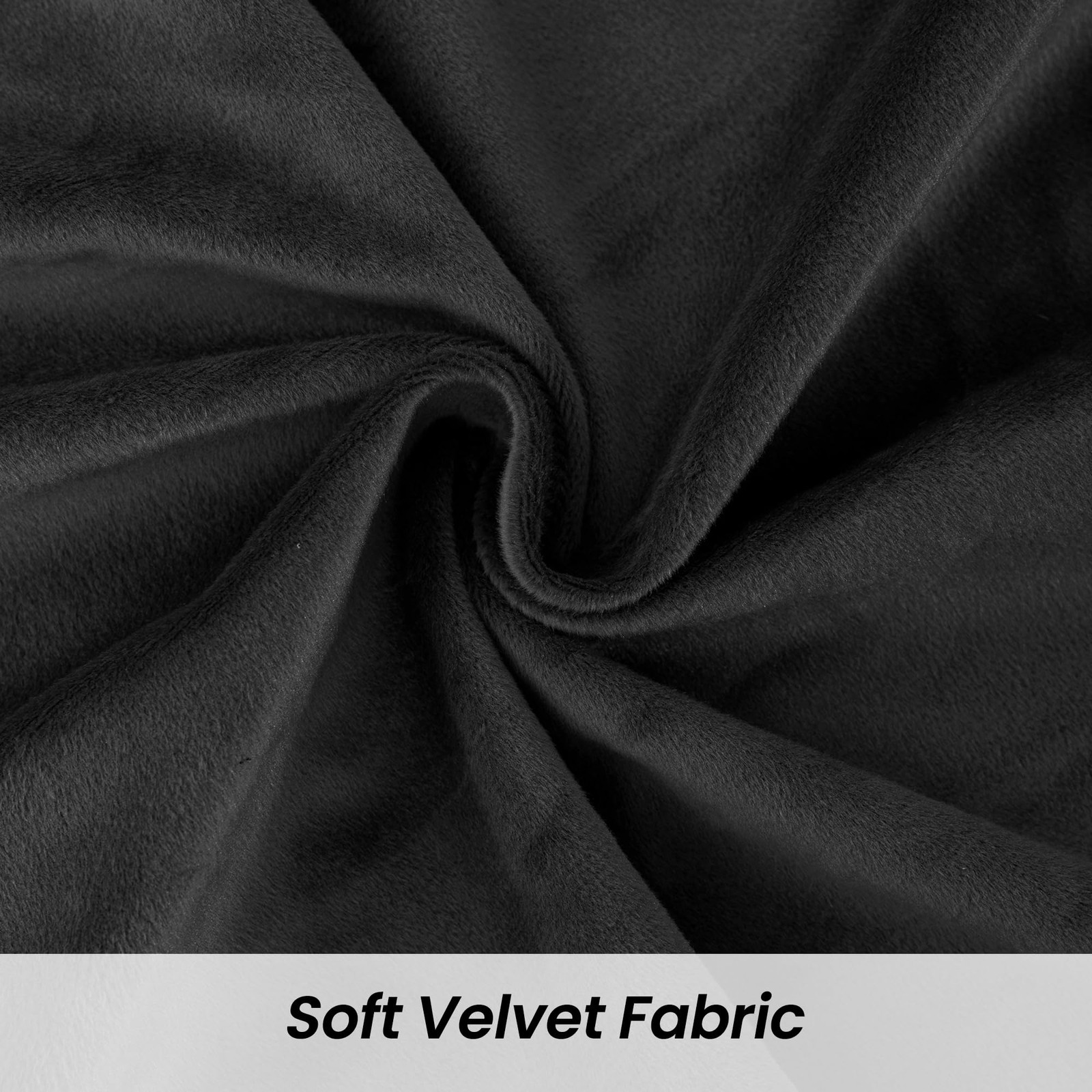 Phating Velvet Waterfall Swag Valance for Bedroom, Valances with Tassels for …
