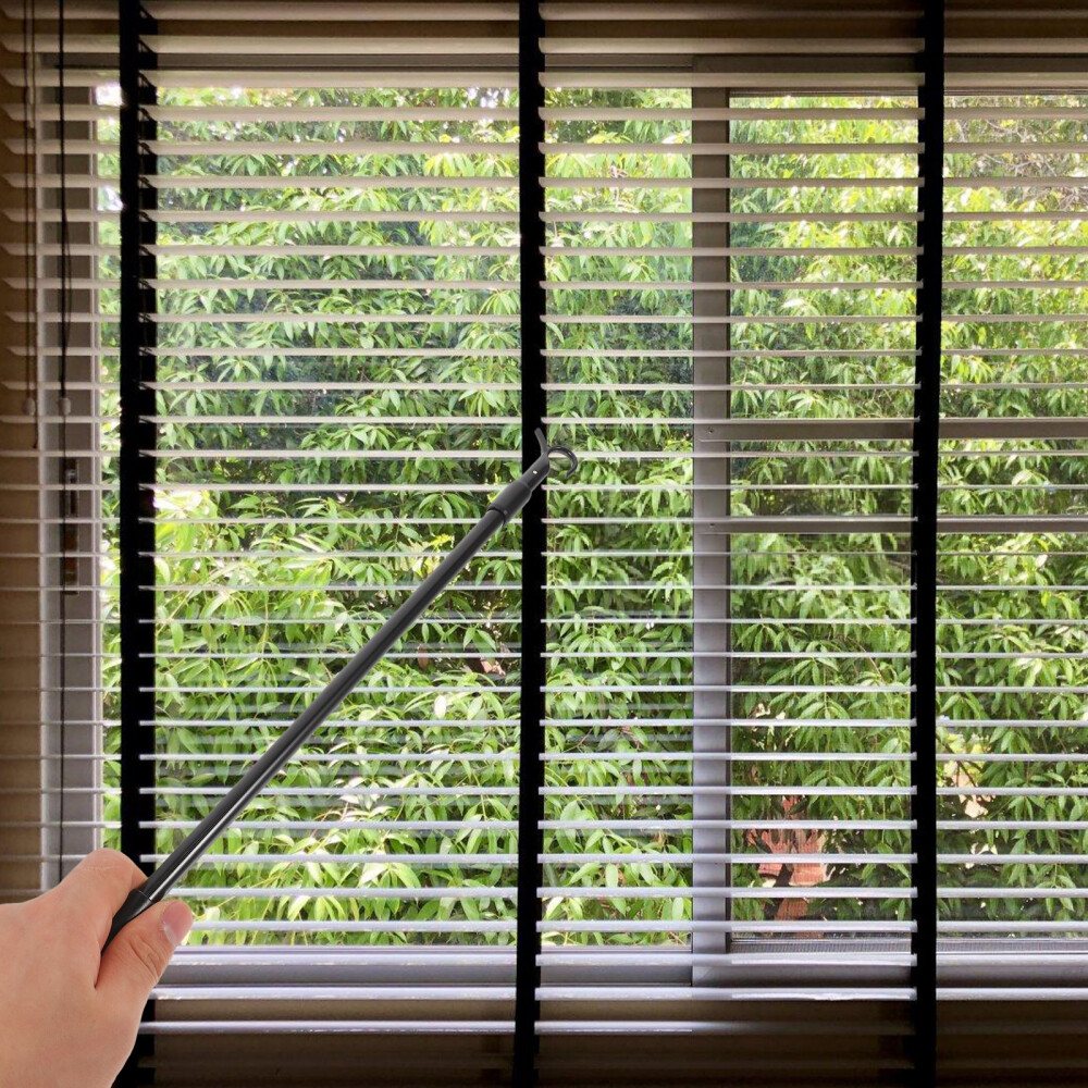 Bracket Closet Reacher Pole with Hook Curtain Telescopic Rod