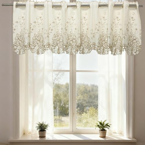 1panel Embroidery Bowknot Decorative 59″W x 18″L (Pack of 1) Khaki-bowknot