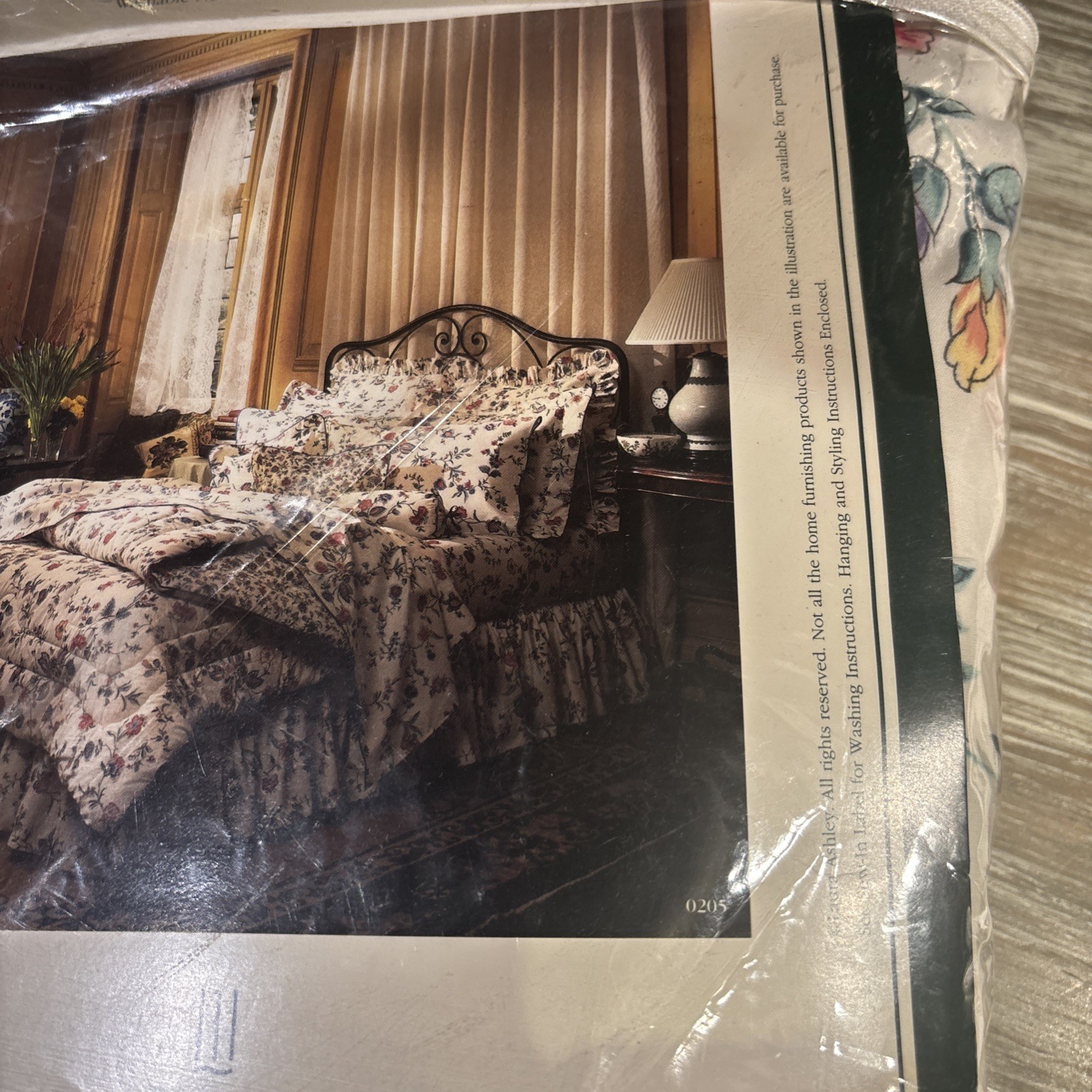 Vintage Laura Ashley rodpocket Drapes 82×84″ NEW made in USA