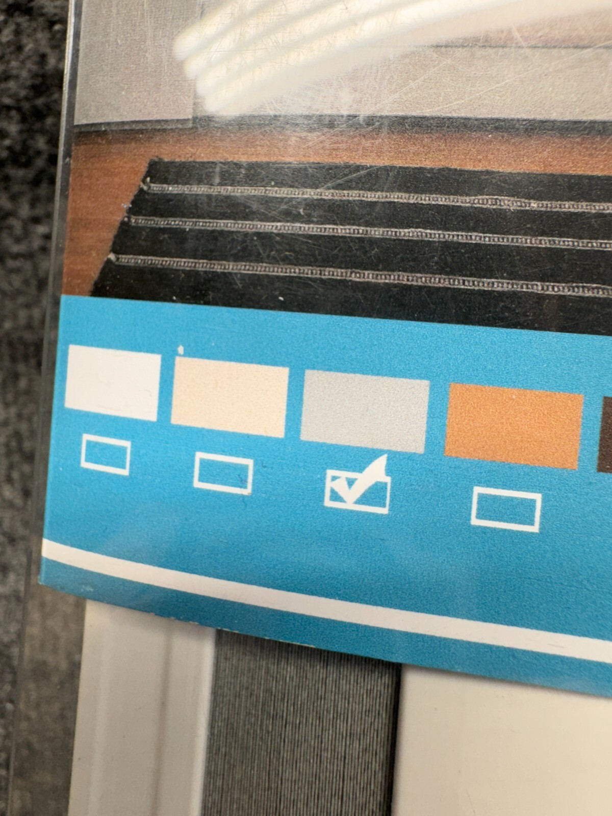 MYshade Blackout Cordless Cellular Shades Honeycomb Shade 27 inch Wide, H50 Grey