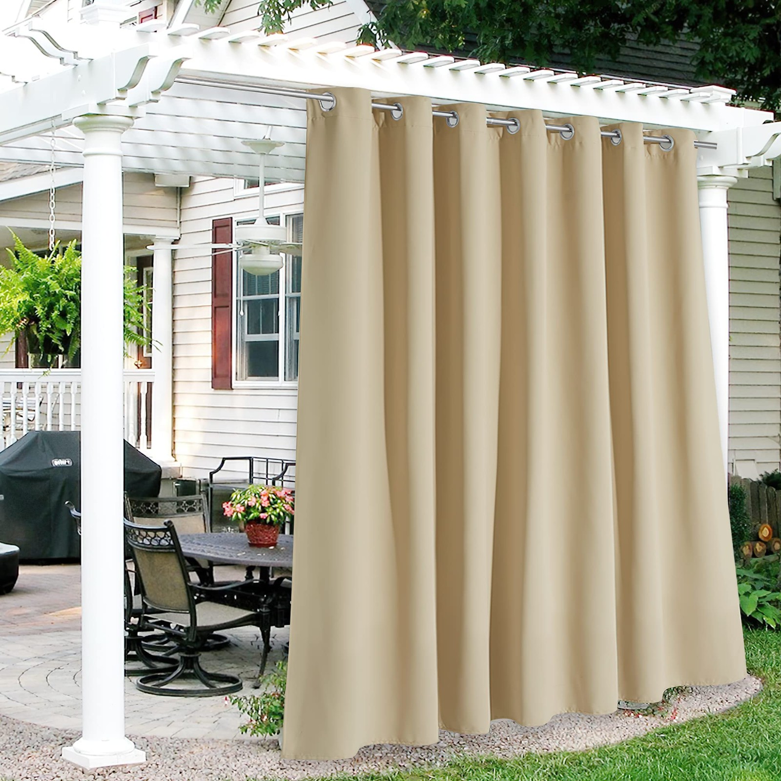 Extra Wide Outdoor Curtains for Patio Waterproof Heavy Duty Thermal Insulated…