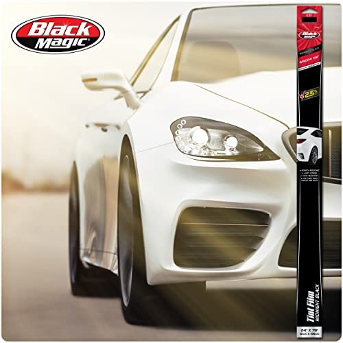 Black Magic 5044819 Midnight Black Extra Dark Tint Film, 2.5% 2.50% Select 2.5%