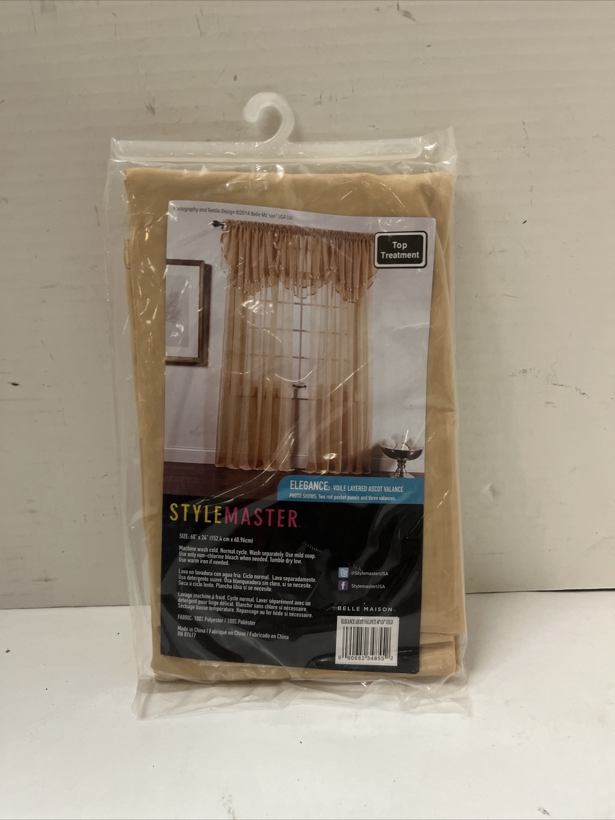 Elegance Top Treatment Style Master 60”x24”