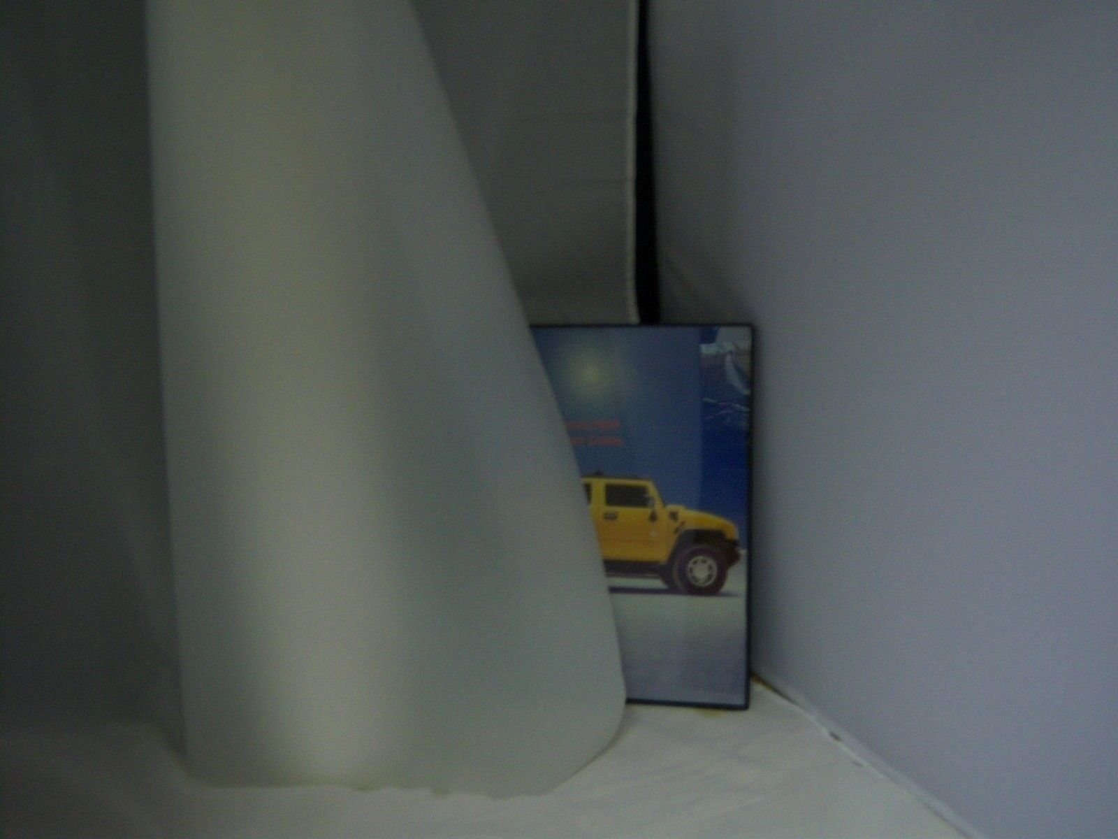 30″ wide X 1 FT ++ ROLL WHITE FROST FILM PRIVACY sold by the foot opaque matte