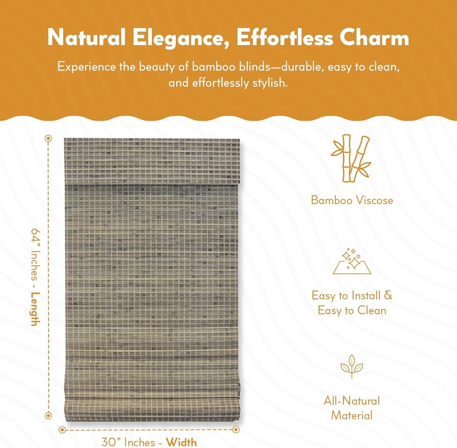 Radiance Cordless Bamboo Roman Shades Windows – Flatstick Bamboo Blinds
