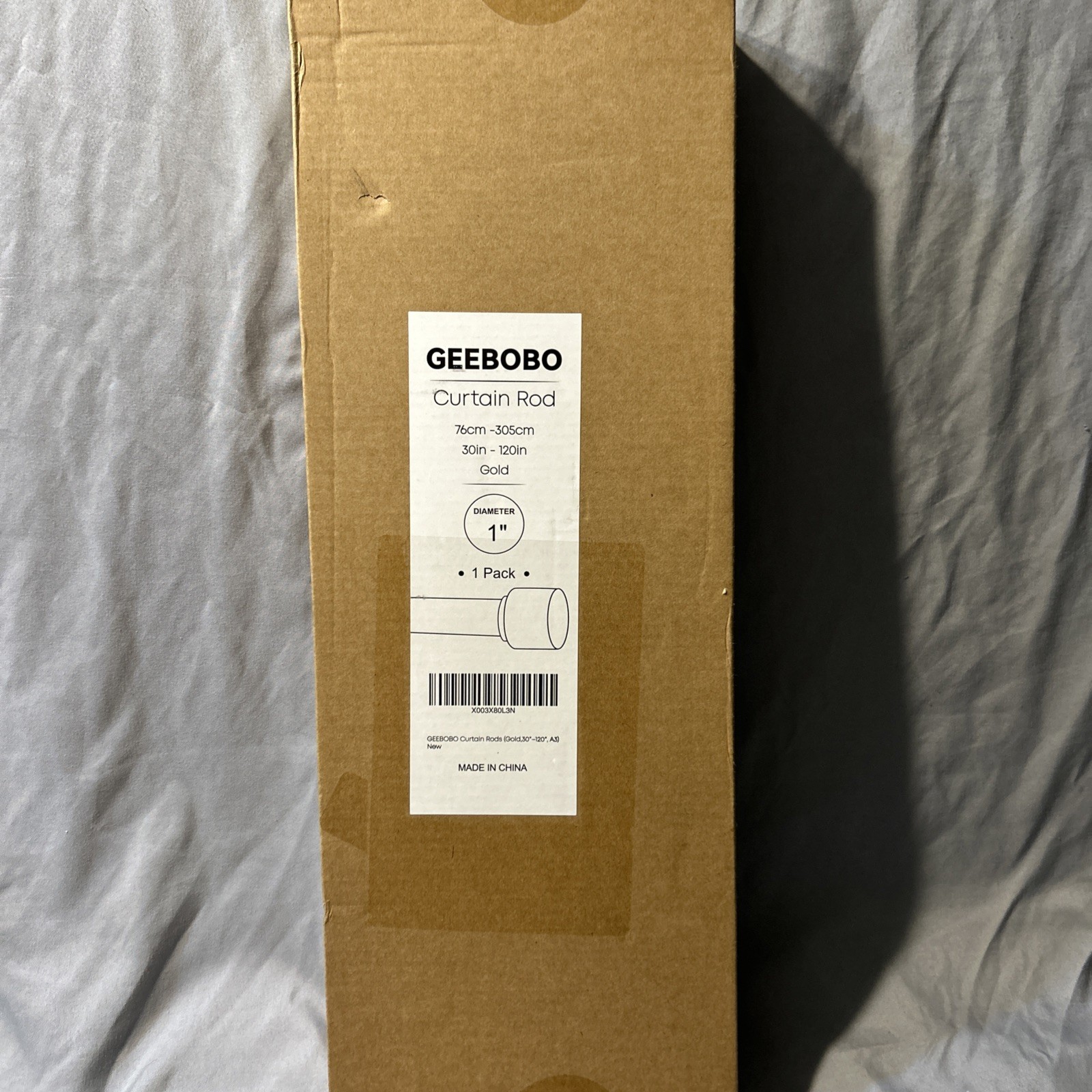 Golden Curtain Rods For Windows 66 To 120 Inch 1 Inch Adjustable Heavy Duty