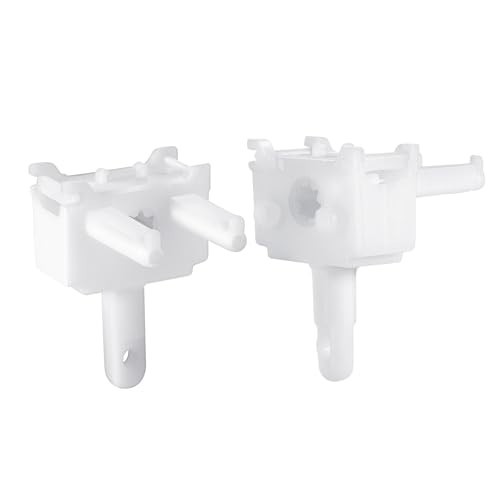 2 Pcs Vertical Blind Replacement Parts Wand Control White