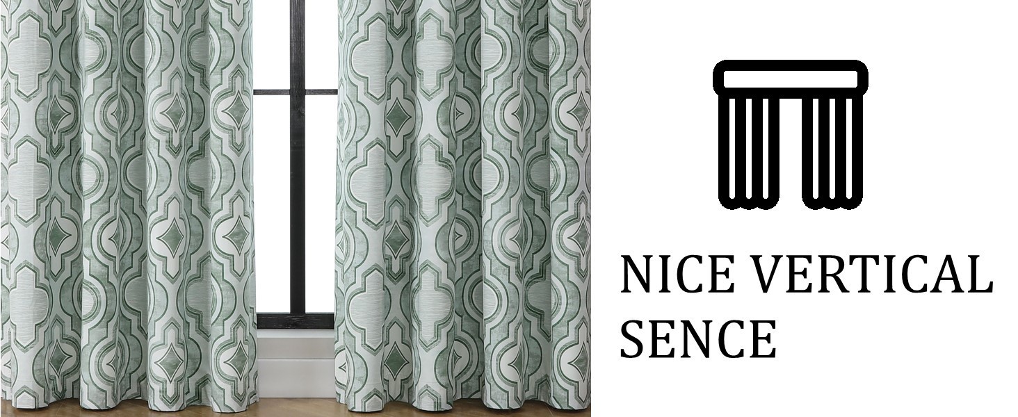 Airwill Blackout Curtains 84 x 52 Inches, 2 Panel Set, Grommet Top Window Green