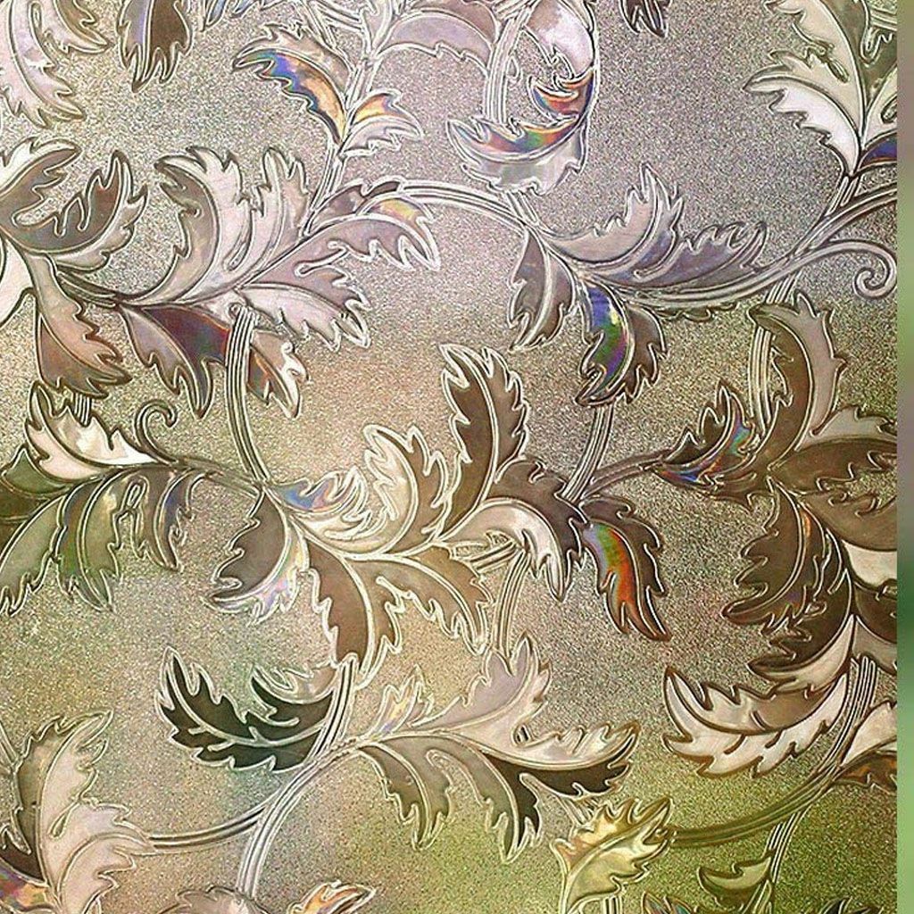 Home Window Film Privacy Static Cling Stained Glass Film Sticker Decoration NEW