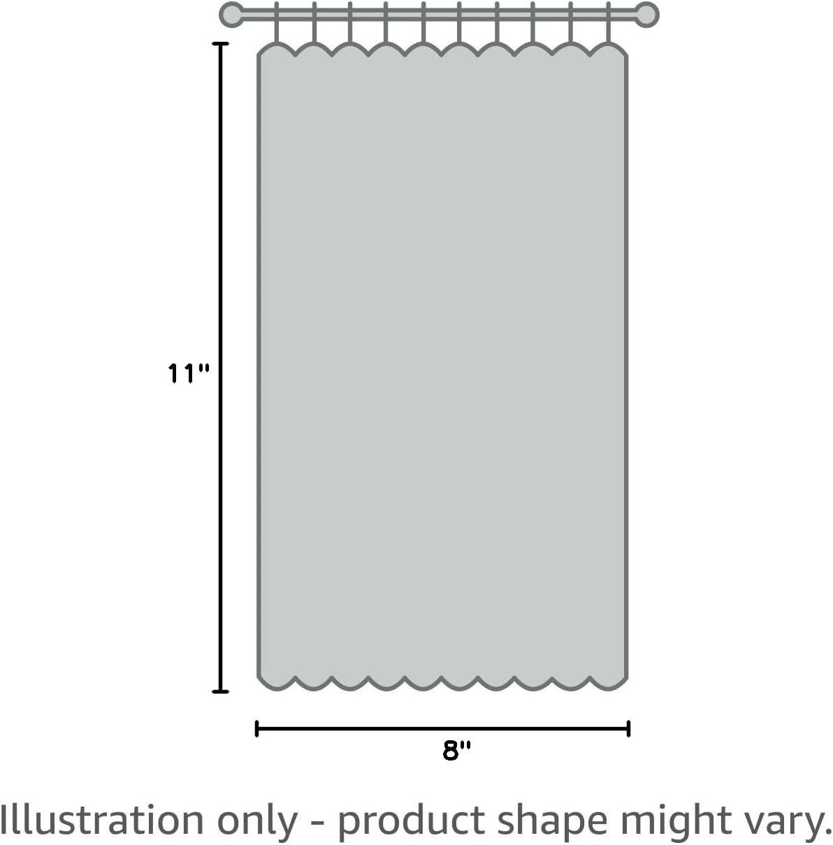 GOHD Rose Melody. 3pcs Kitchen Cafe Curtain Set. Swag and 24 inches Tiers Set…