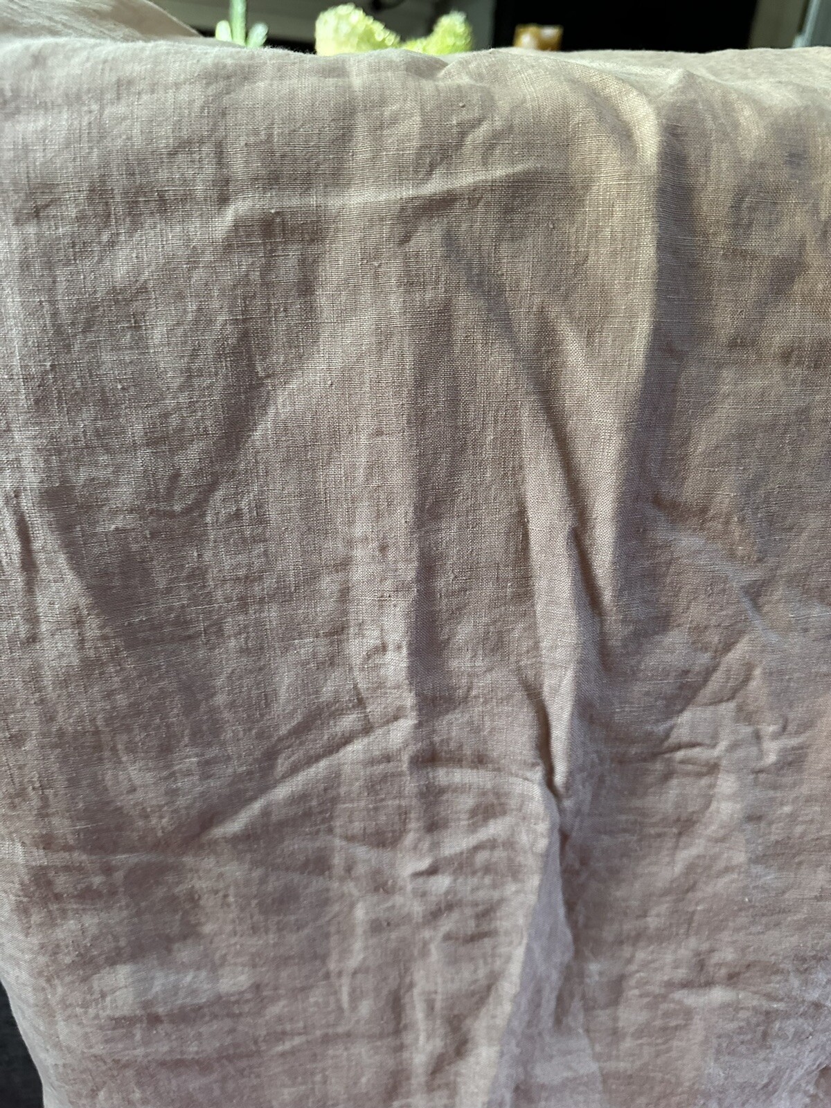 Pottery Barn Belgian Flax Linen 1 Single Drape Soft Lined 50×96” One Peach Blush