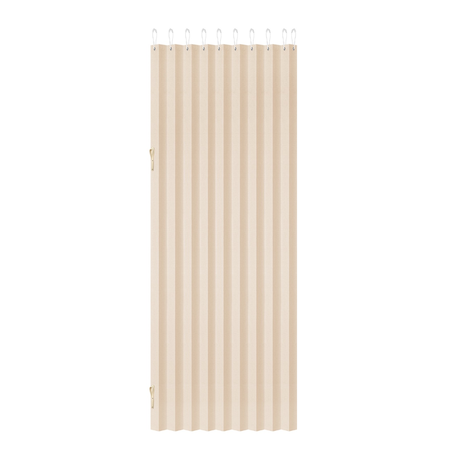 VEVOR Accordion Door Blackout Fabric Folding Magnetic Door Curtain 47 x 78 inch