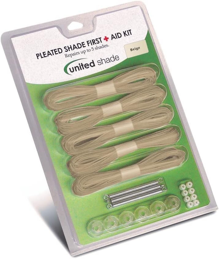 United Shade 650004 Pleated Shade Repair Kit-Tan (1025.9002) (R)