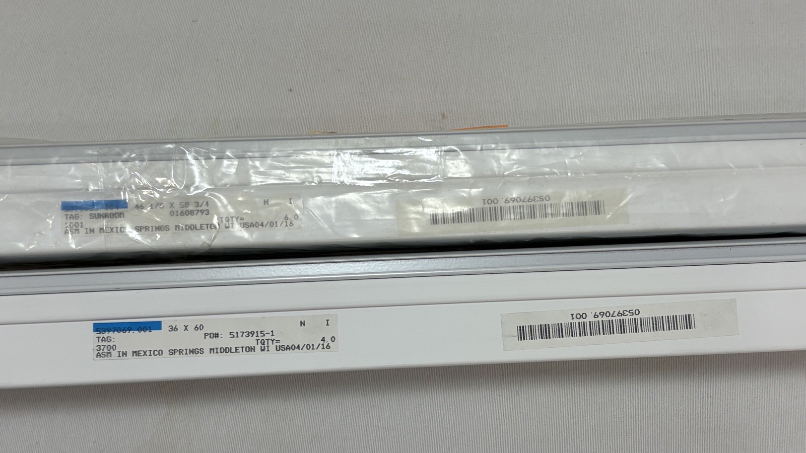 Bali Cordless Cellular Window Shades (qty 2) – Light Filtering Privacy – White
