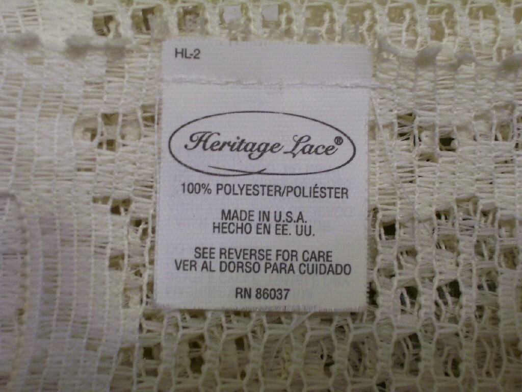 Heritage Lace Lighthouse ECRU Valance 60″ x 15″ Bathroom Kitchen Bedroom Den