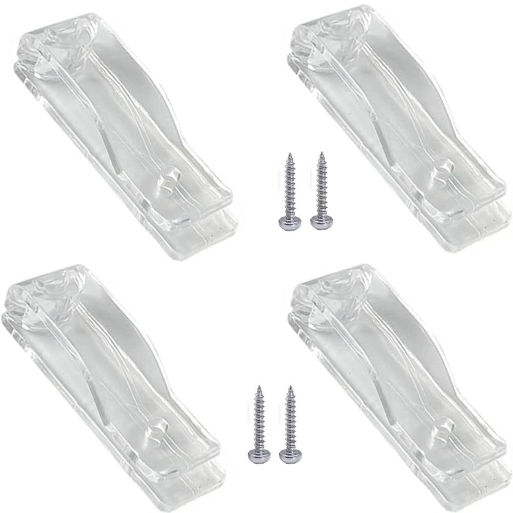 4pcs Roller Shade Clear Saftey Chain Retainer and Cord Guide Fixation Hook P …