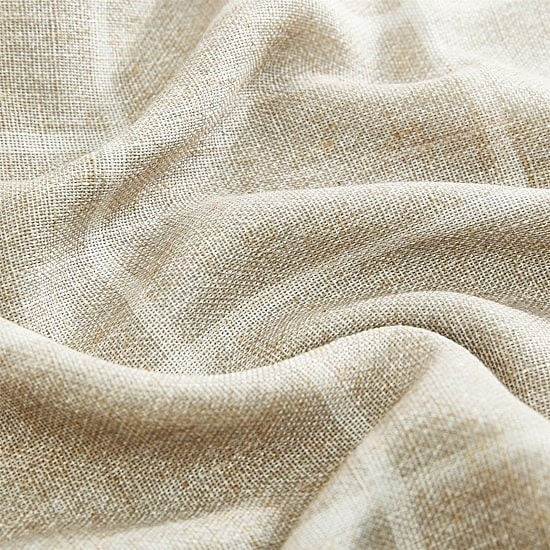 Elrene Blackout Curtain Panel Rod Pocket Back Tab Beige 52×95 Windowpane