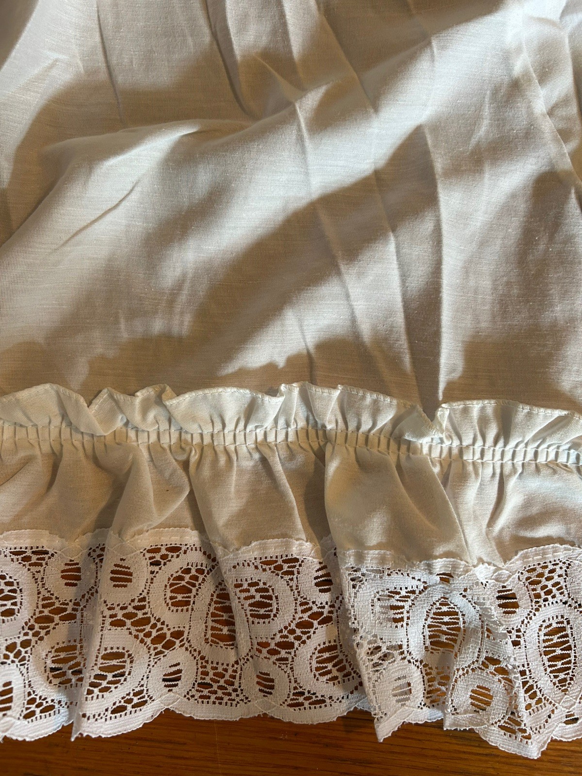 Battenburg White Valance 63 In