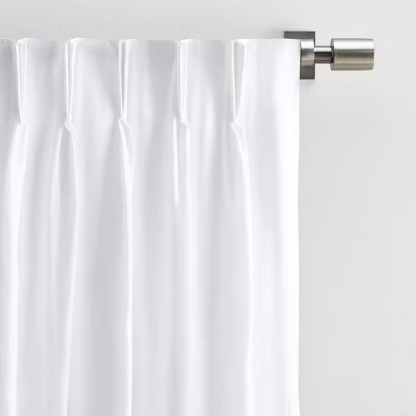 NIP Ricardo Serene Pinch Pleated w/Backtabs White Pair 56″X84″ $313.78