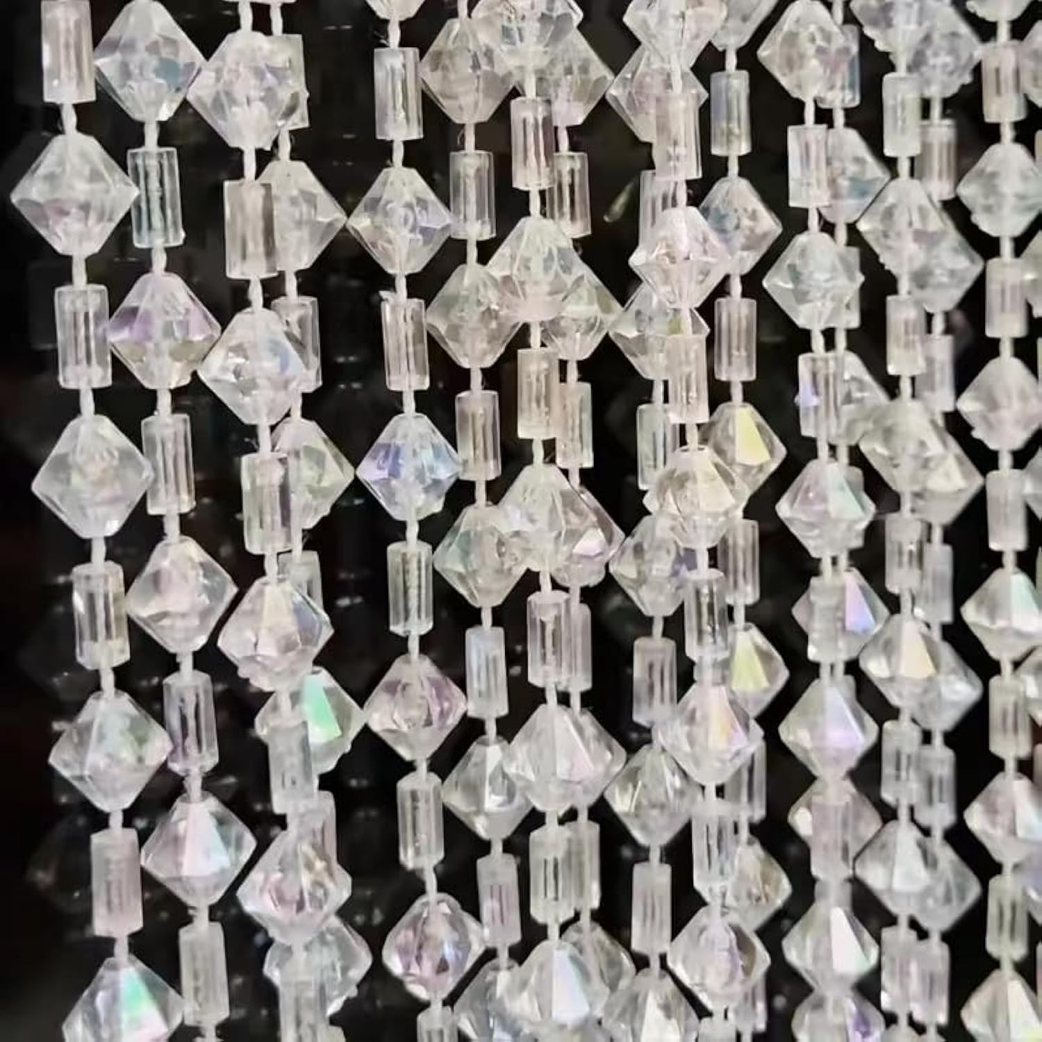 Beaded Curtain Doorways Acrylic Hanging Door Beads String Curtains Tassel Roo…