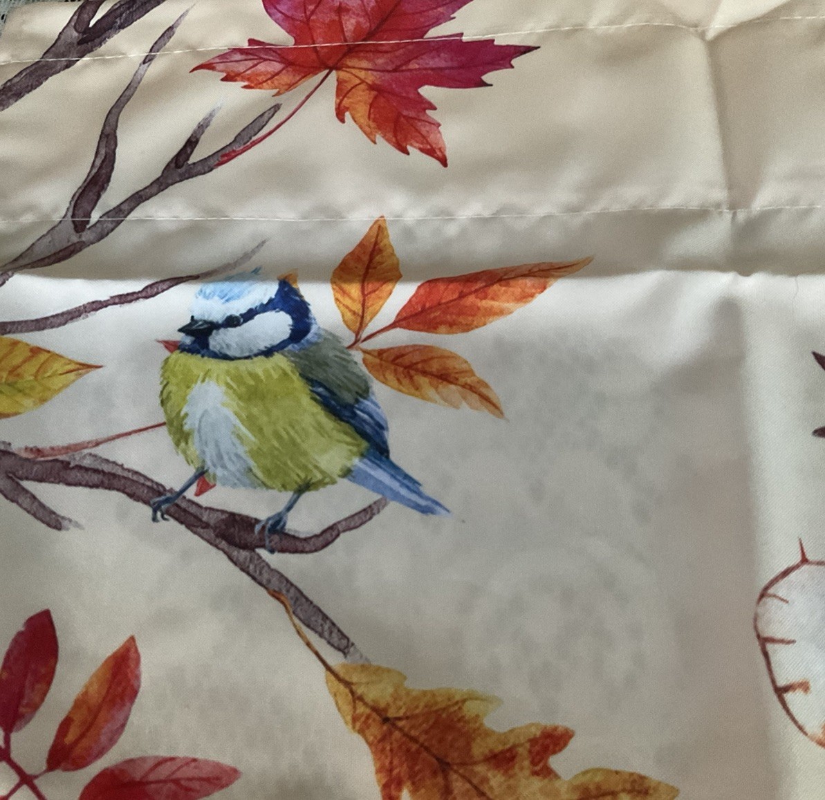 Unbranded Fall/Autumn Hello Fall Curtain/Valance 42 X 12” New