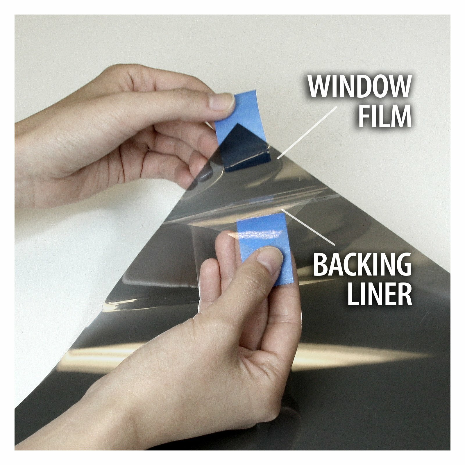 BDF S8MB35 Window Film Security and Sun Control 8 Mil Black 35 (Medium)