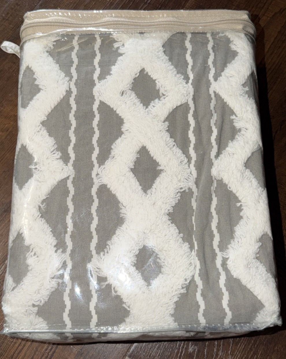 INK+IVY Imani 100% Cotton Single Panel Curtain Chenille 50″ x 95″ New In Pkg