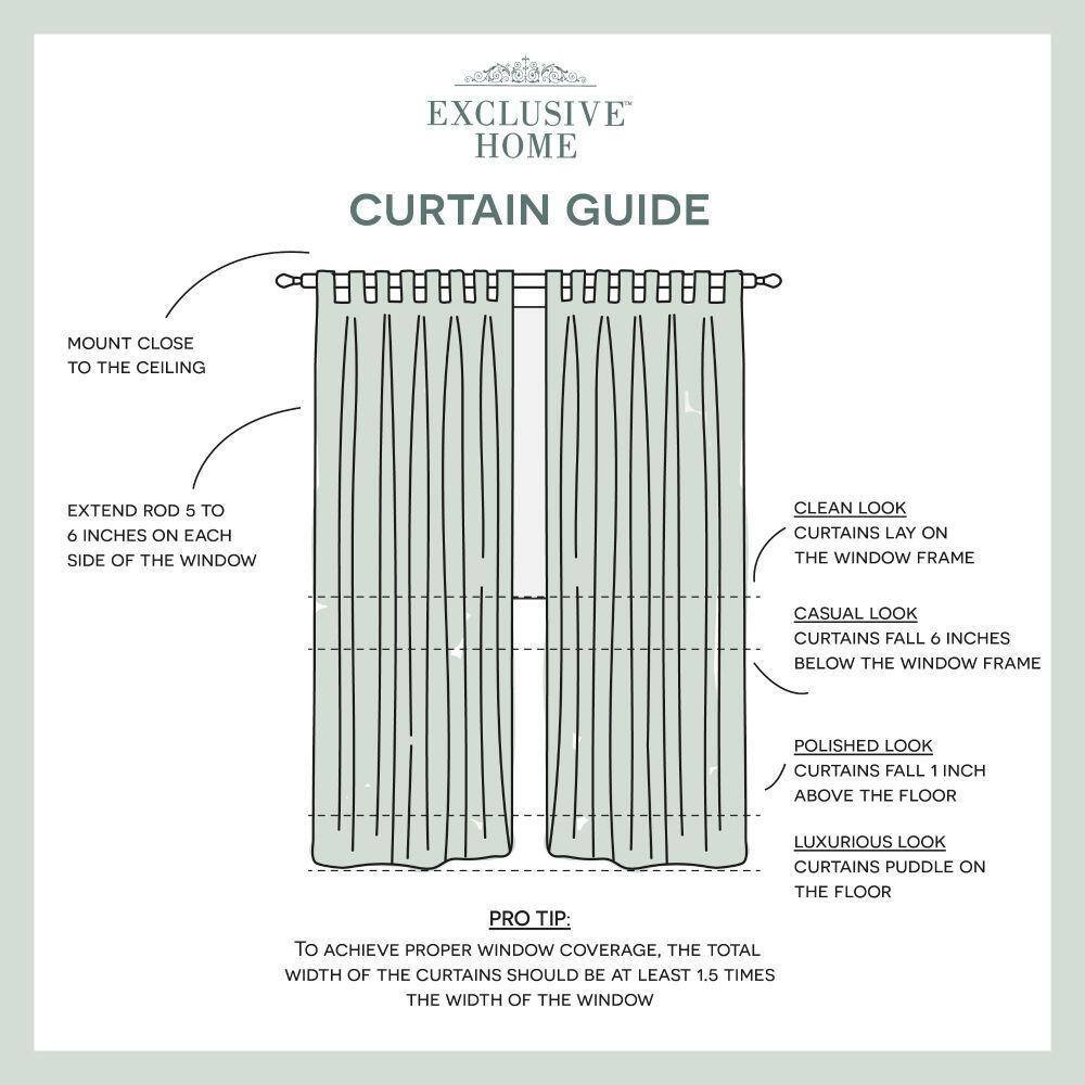Biscayne White Solid Light Filtering Hook-And-Loop Tab Indoor/Outdoor Curtain, 5