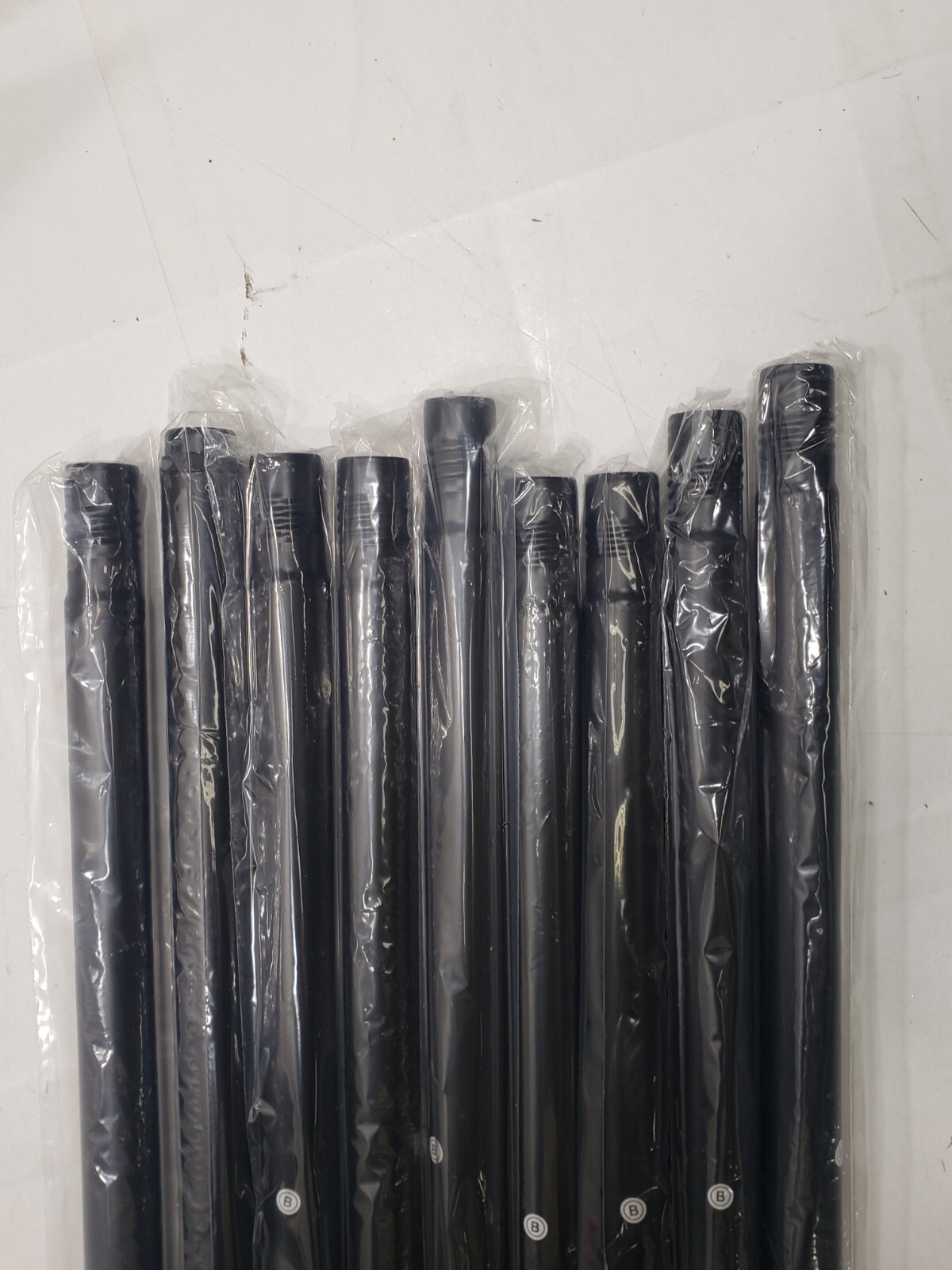 Byondeth Curtain Rods for Windows 16 to 48 Inches Adjustable Length BLACK