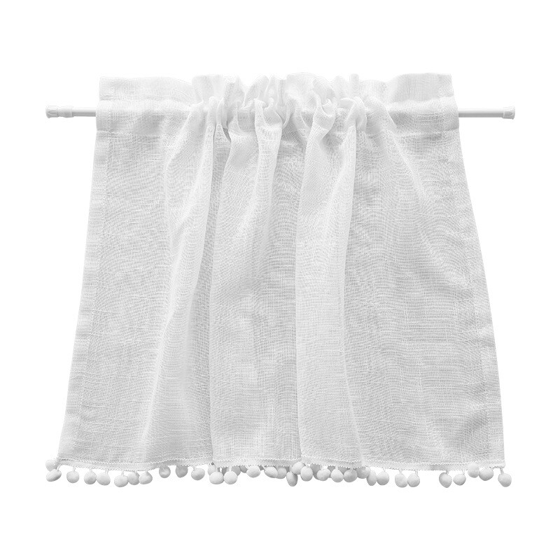 Coarse texture linen curtains
