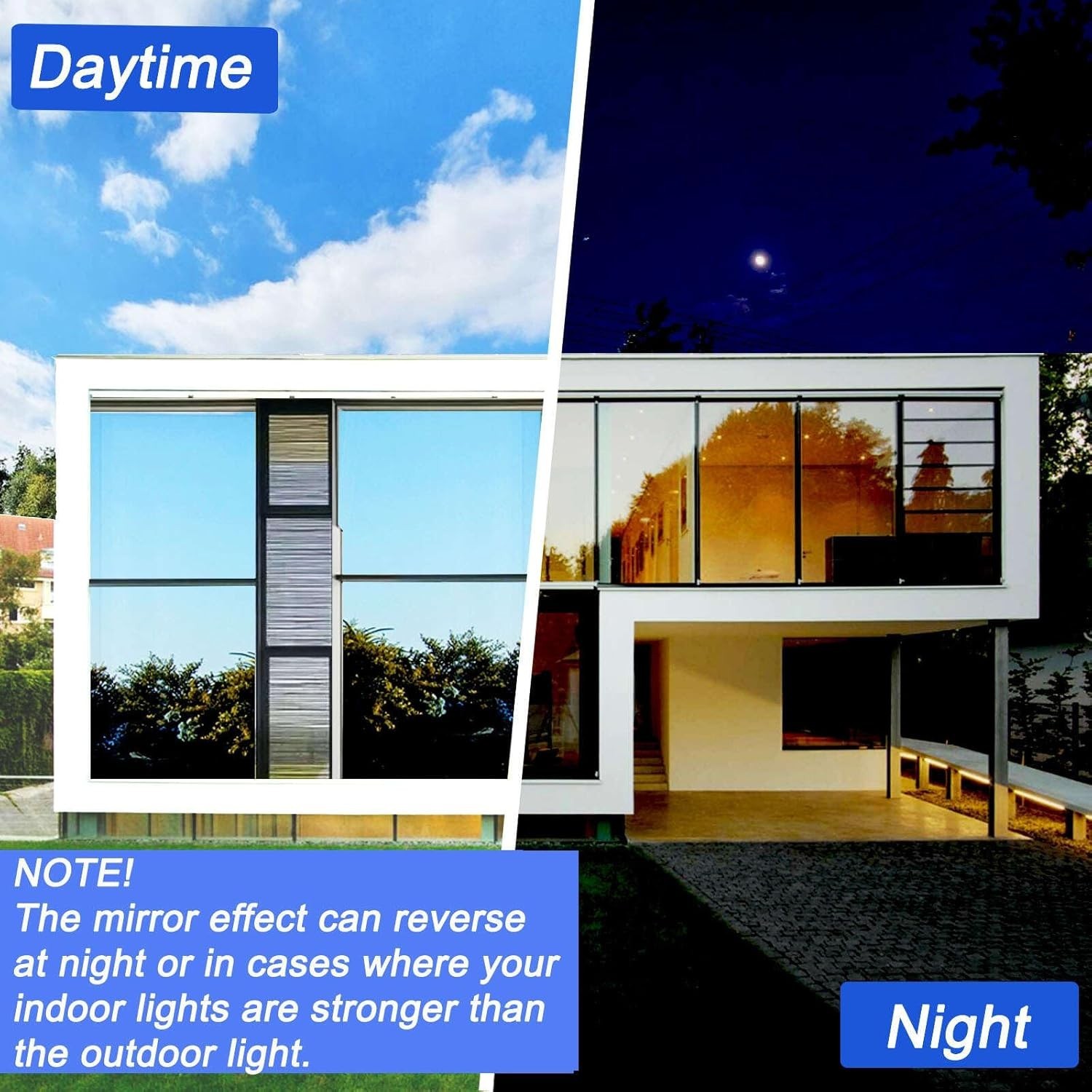 One Way Privacy Window Film Reflective Solar Control Window Film Heat Control…