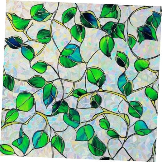 Rainbow Window Privacy Film,Heat Control,UV 17.5*78.5 Ivy Jade | Rainbow
