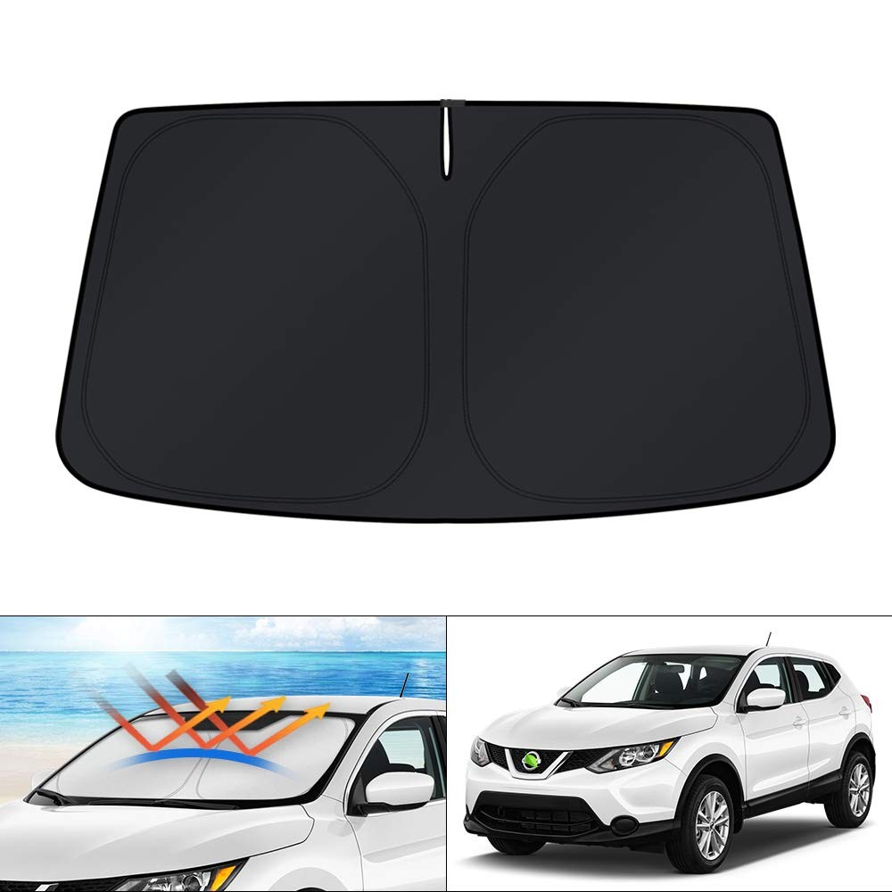 KUST Windshield Sun Shade for 2017-2024 Nissan Rogue Sport Accessories (Not for