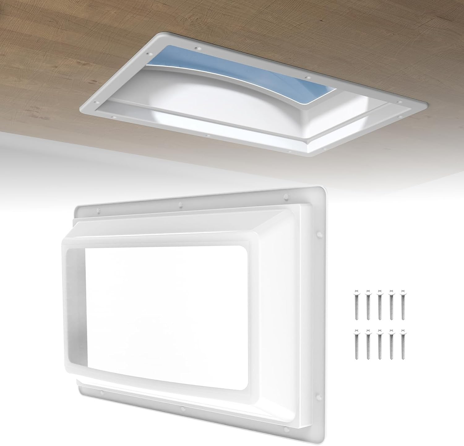 14x22in RV Skylight Inner Dome Replacement Clear