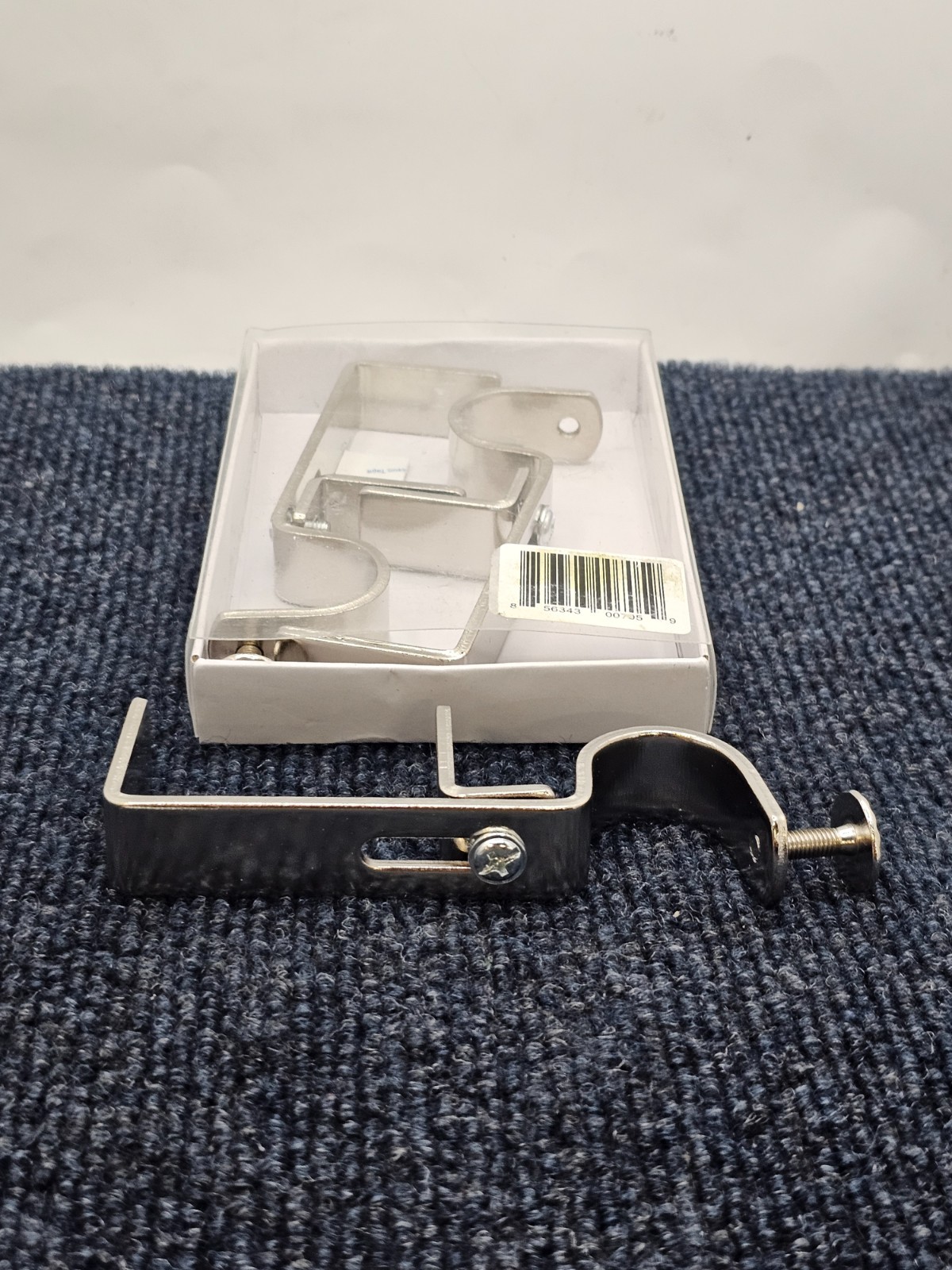 NoNo Bracket Curtain Bracket Attachment For Outside Mount Vertical Blinds Satin