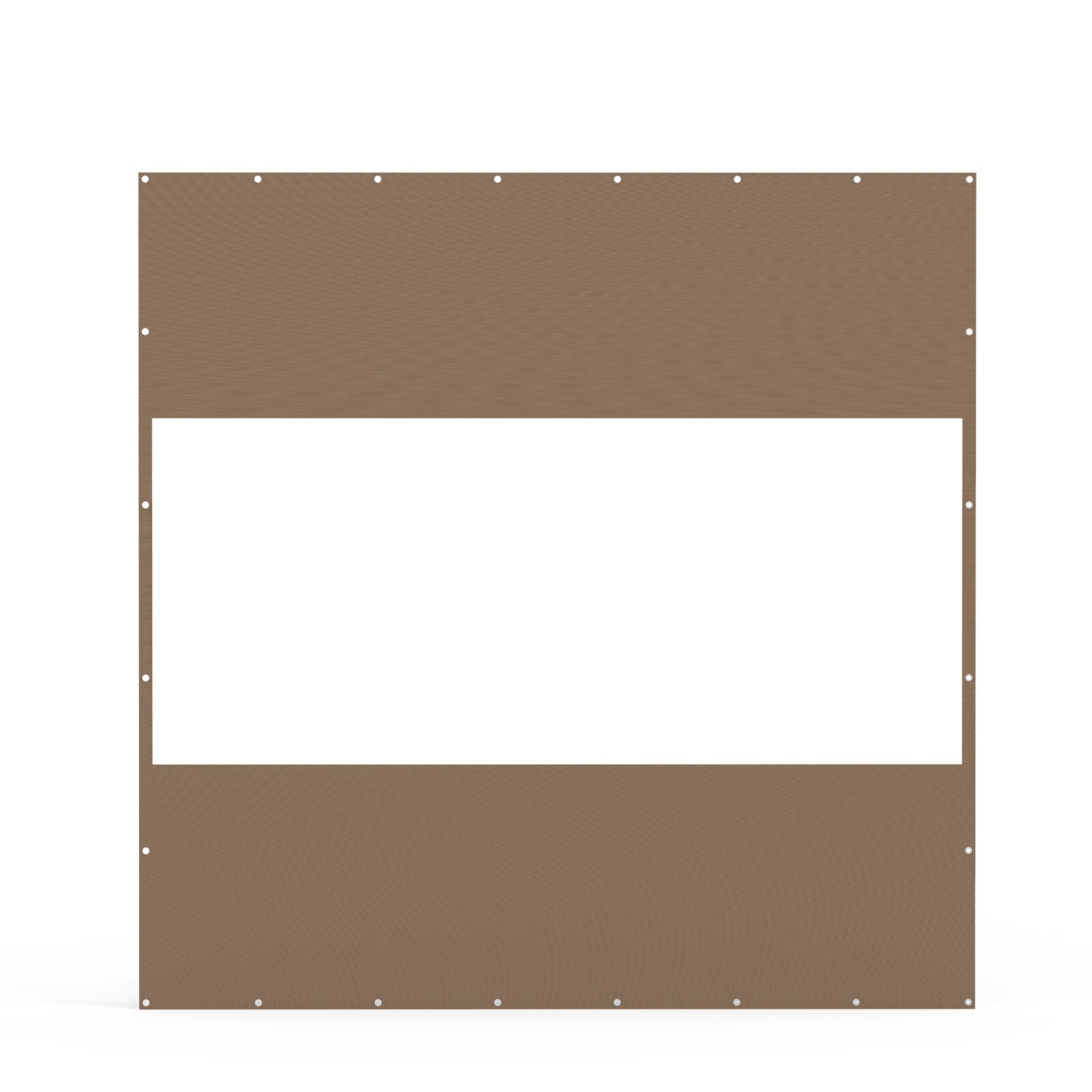 Domi 8x8FT Translucent Plastic Pravicy Curtains w/Eyelets,Elastic ropes,Brown