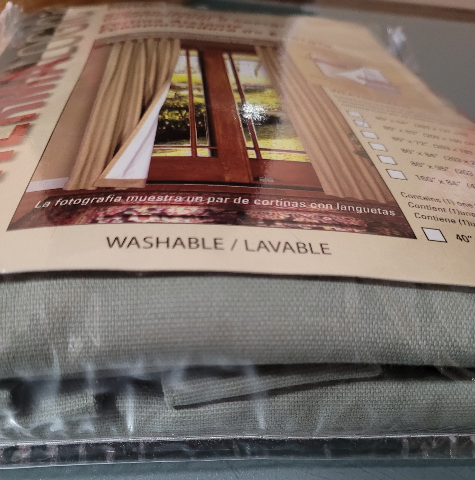 NWT Thermalogic Cotton ENERGY-EFFICIENT Insulated Curtains 80″x63″ Panel SAGE
