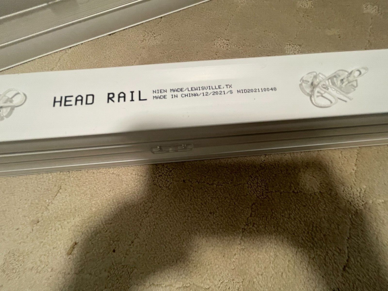 Snow Drift Cell Cordless Blind in White 21-1/2” W x 48″L # 881885162