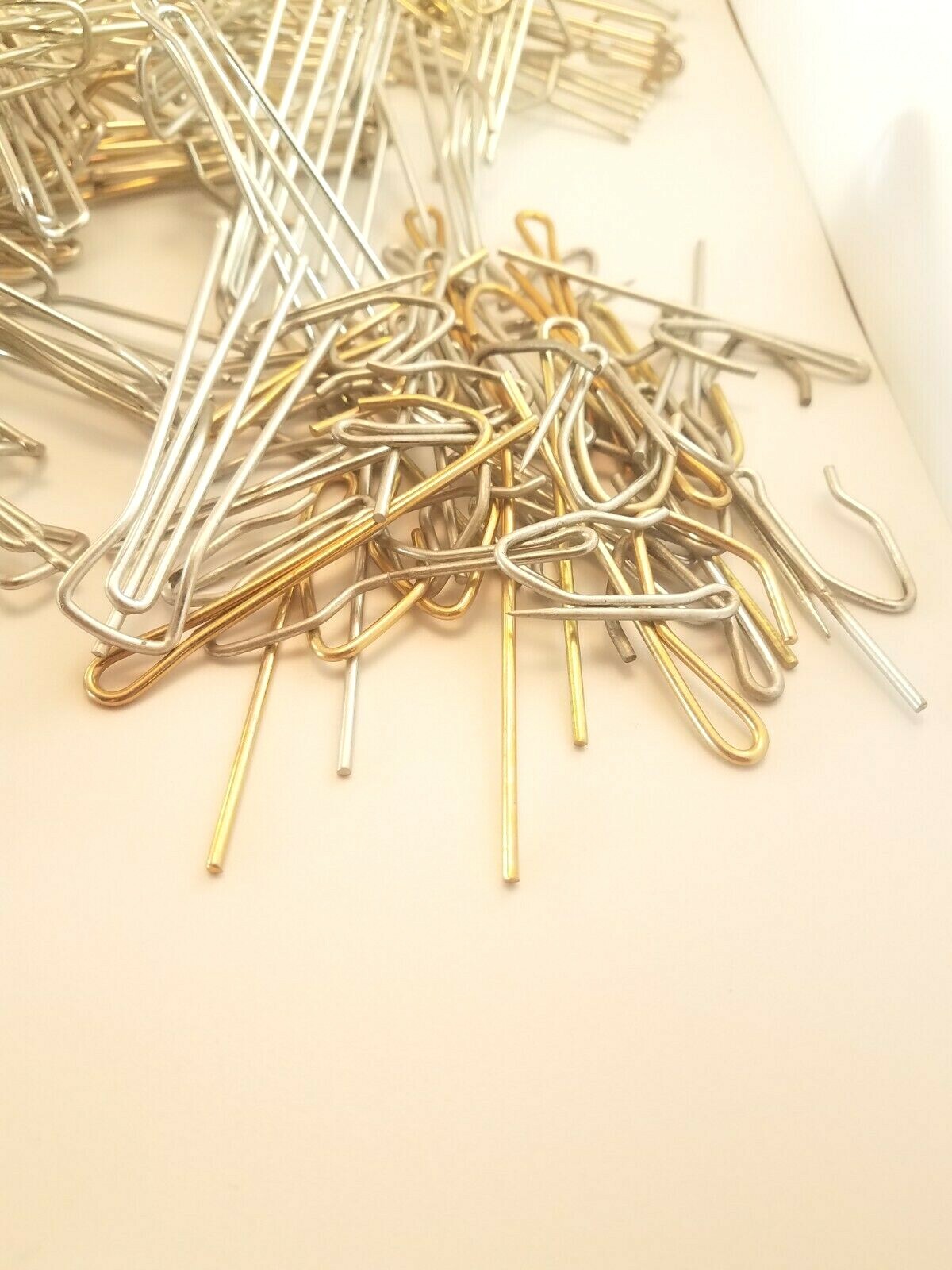 200 Plus Lot of Assorted Metal Drapery Curtain Hooks
