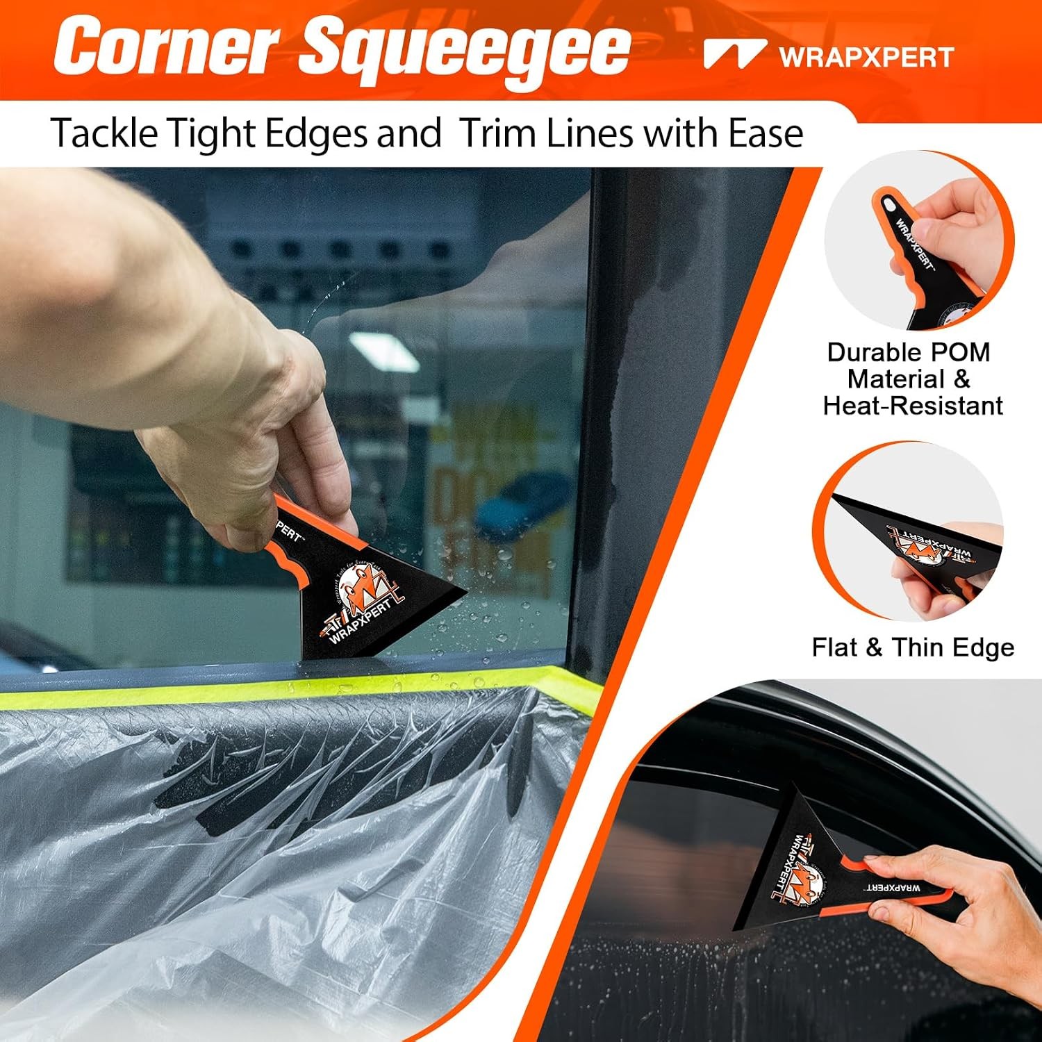 WRAPXPERT Window Tint Tool Kit Heat Gun Squeegees Knife Scraper Professional