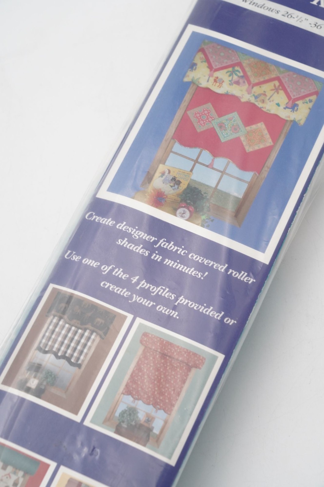 June Tailor No-Sew Shade Kit for Windows 26.5″-36″ Wide DIY Fabric Roller Shades