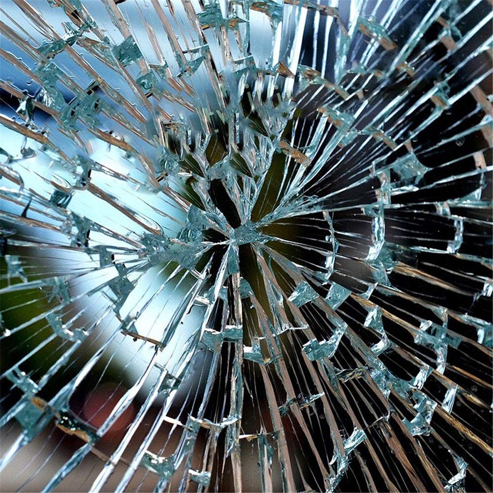Clear Security and Safety Window Film Shatterproof Adhesive UV Blocking Explo…